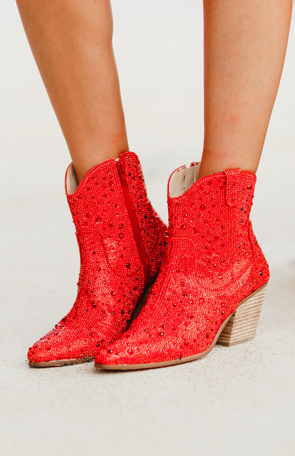 Matisse Harlow Ankle Bootie-Red