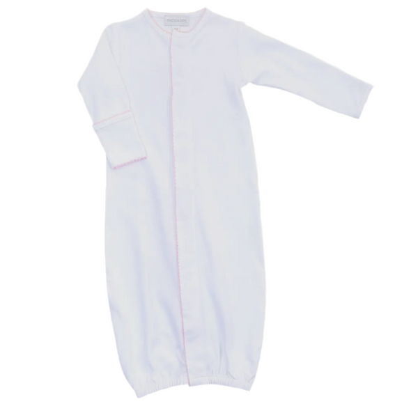 Solid Essentials White Pink Converter Gown