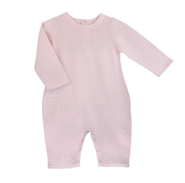 Diamond Lightweight Knit Longall Pink