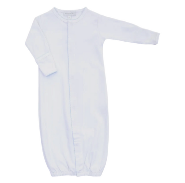 Solid Essentials White Blue Converter Gown