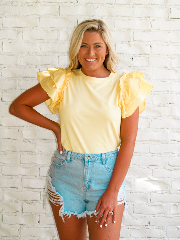 All Things Yellow Top