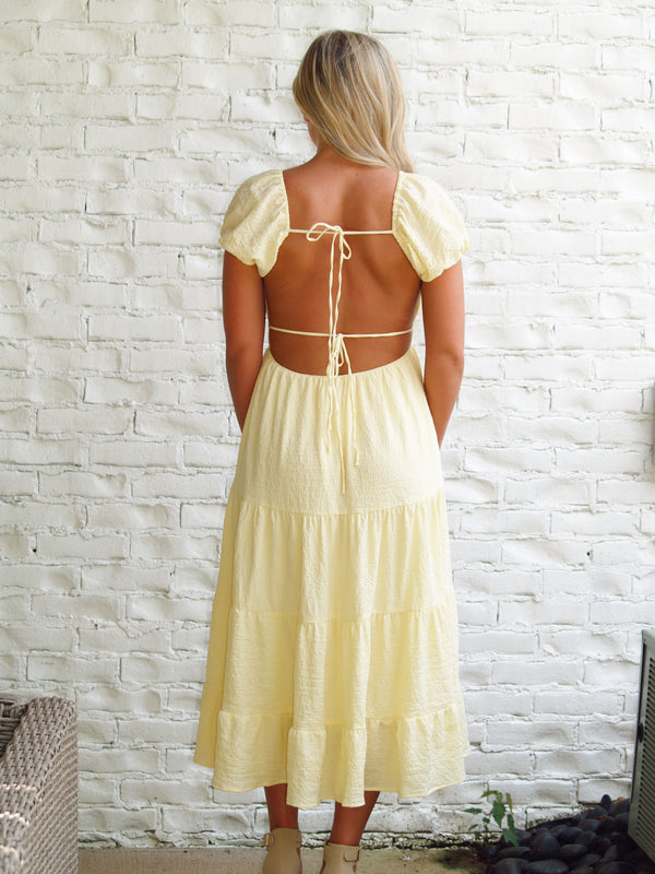 Sweet Lemon Midi Dress