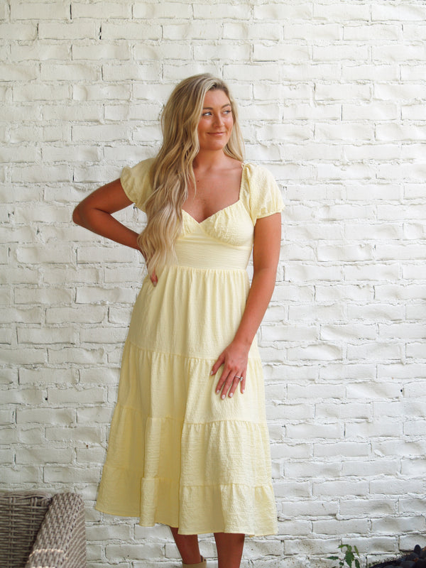 Sweet Lemon Midi Dress