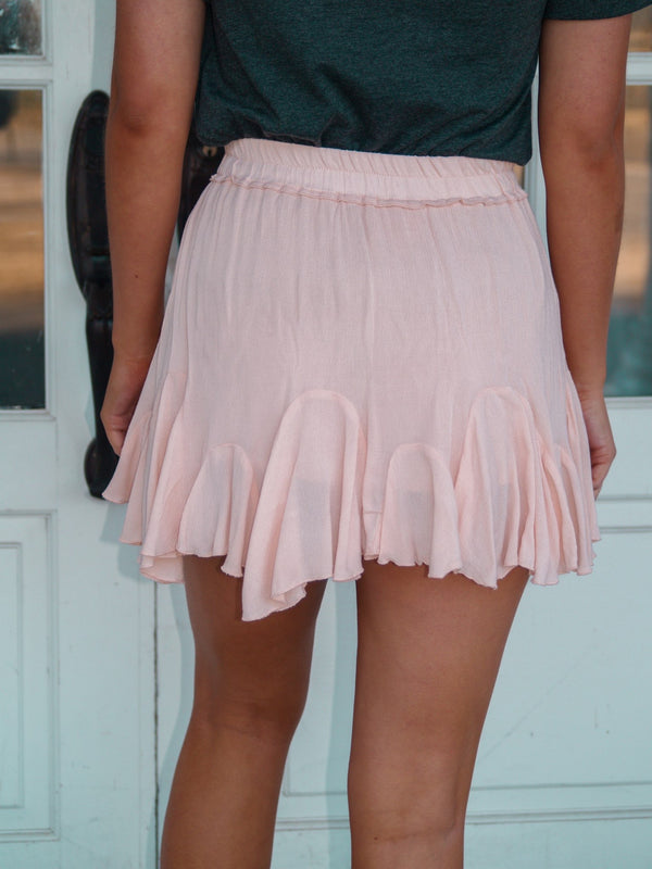 Madison Ruffle Mini Skirt