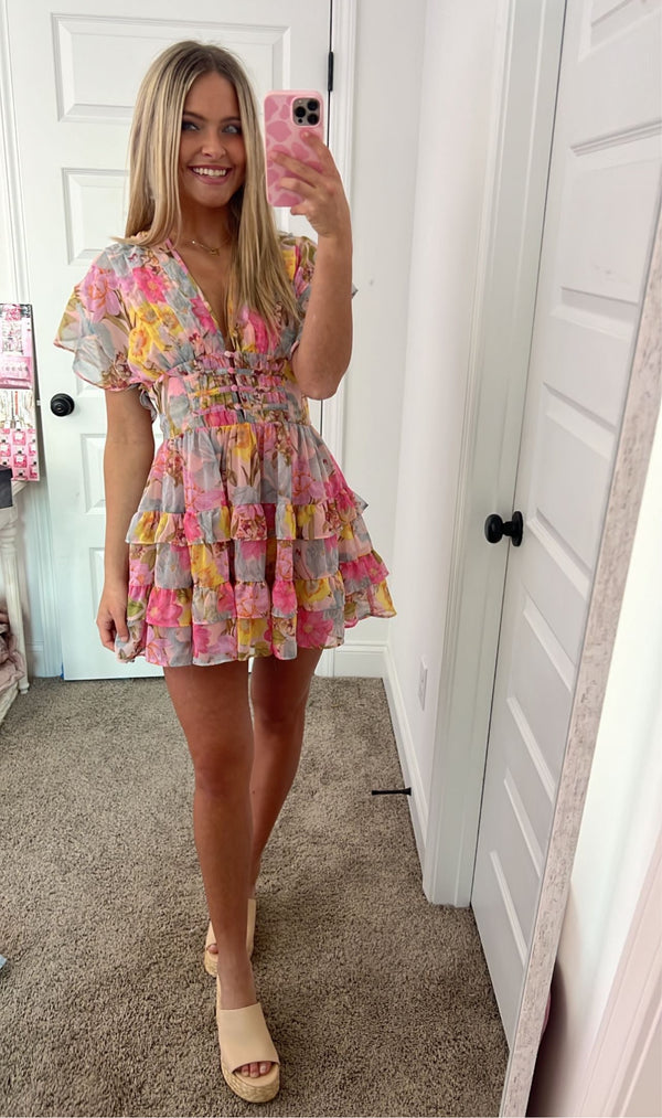 Paisley Mini Dress